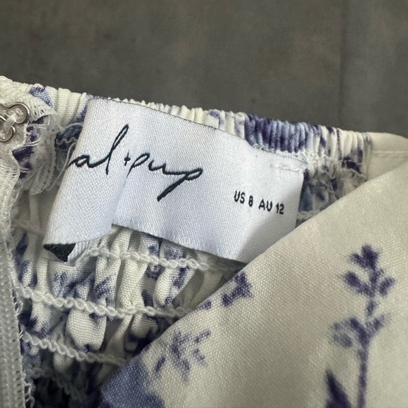 PETAL & PUP AZELIA DRESS - BLUE FLORAL SIZE 8 B2903 - Picture 7 of 7